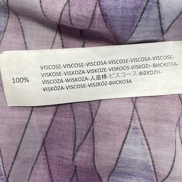 Some Days Lovin Dress Boho Diamond Print Purple Wrap Size XS - Picture 13 of 13